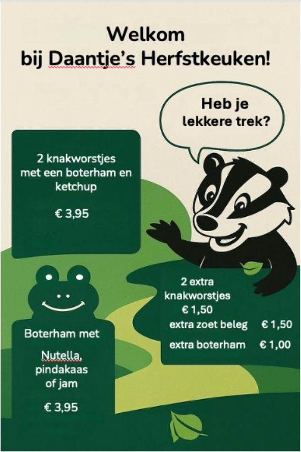 Kinderkaart van Daantje