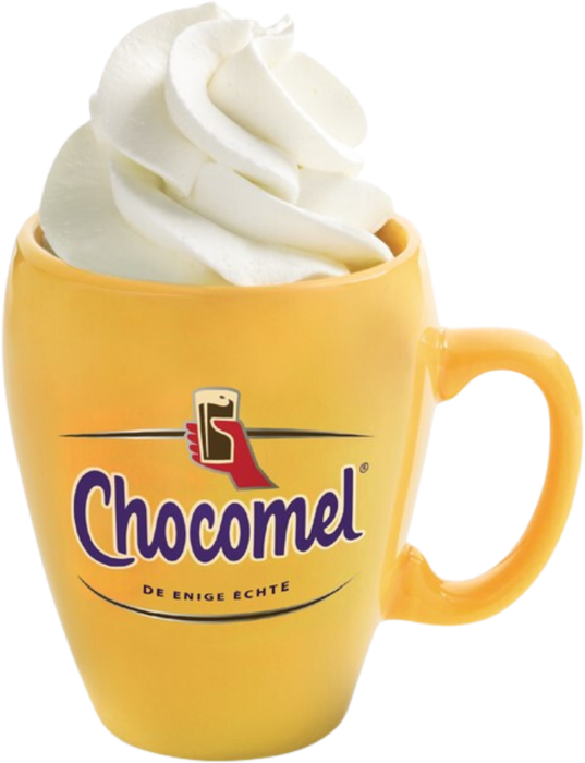 Warme chocomel met slagroom